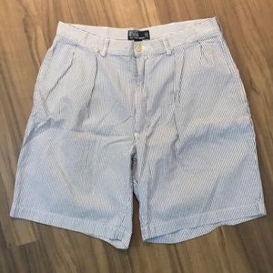 Men’s Polo Ralph Lauren Blue & White Striped Short